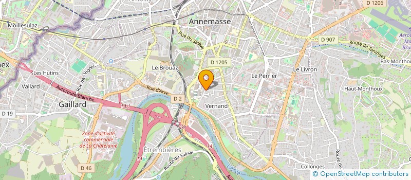 localisation de l'entreprise MADAME LOREDANA STRASCHNOV à ANNEMASSE