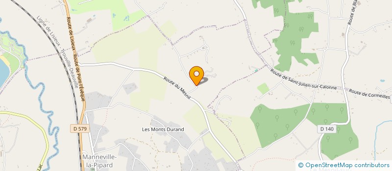 localisation de l'entreprise MADAME LOREDANE BELARDI  MANNEVILLE-LA-PIPARD