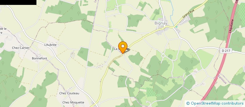 localisation de l'entreprise MADAME LOREIRA RODRIGUEZ  BIGNAY