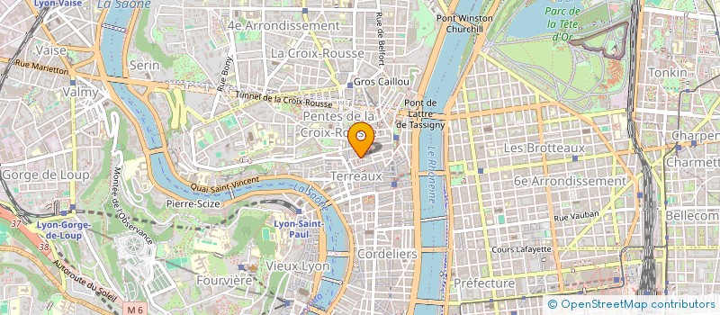 localisation de l'entreprise MADAME LORELEI DUSSAUD à LYON