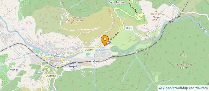 localisation de l'entreprise MADAME LORELEI EVIN  SOSPEL