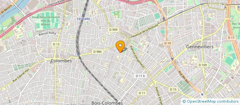 localisation de l'entreprise MADAME LORELEI KRUGER à BOIS-COLOMBES