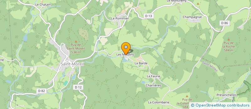 localisation de l'entreprise MADAME LORELEI NICOLAS à SAINT-MOREIL