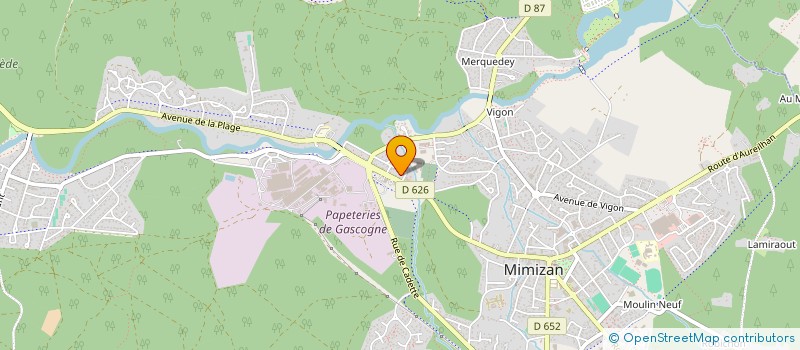 localisation de l'entreprise MADAME LORELEI SAINT MARTIN  MIMIZAN