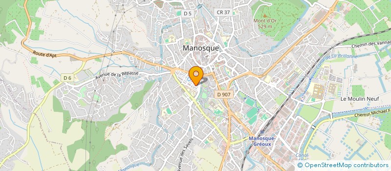 localisation de l'entreprise MADAME LORELEI URBAN à MANOSQUE