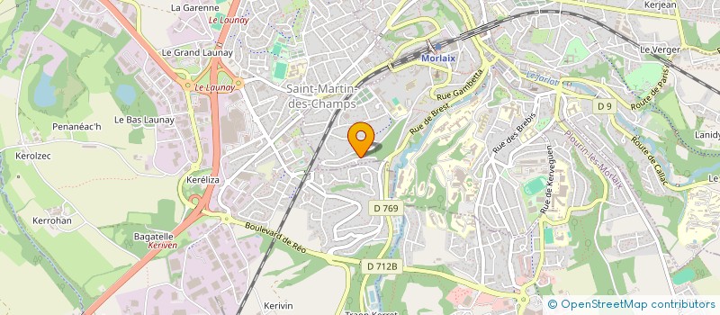 localisation de l'entreprise MADAME LORELEI VILHEM  MORLAIX