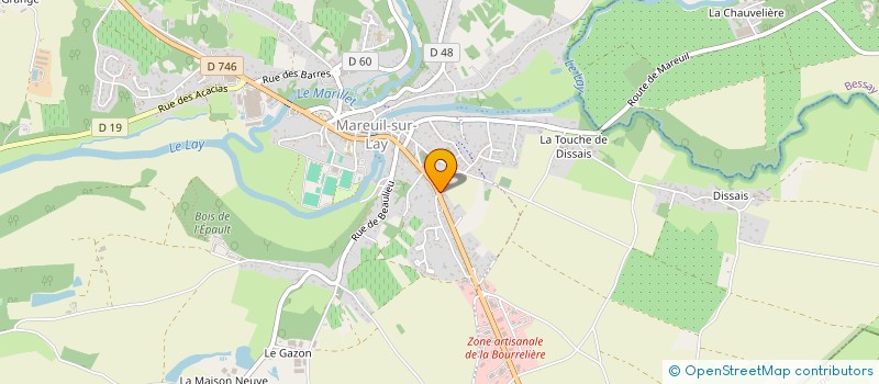localisation de l'entreprise MADAME LORELEY LEFRANC à MAREUIL-SUR-LAY-DISSAIS