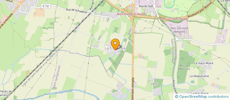 localisation de l'entreprise MADAME LORELINE BOURDON à NIORT