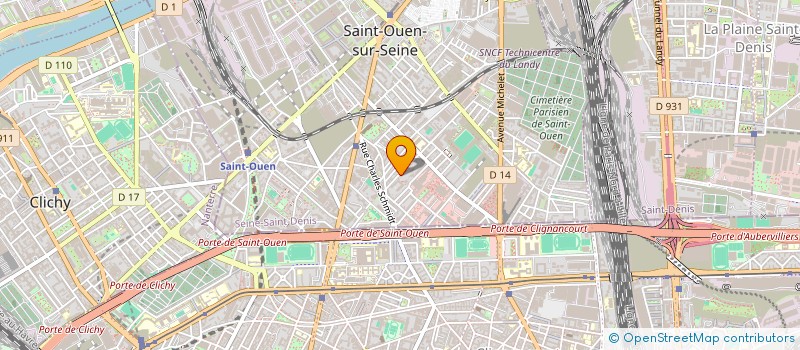 localisation de l'entreprise MADAME LORELLA DISEZ à SAINT-OUEN-SUR-SEINE