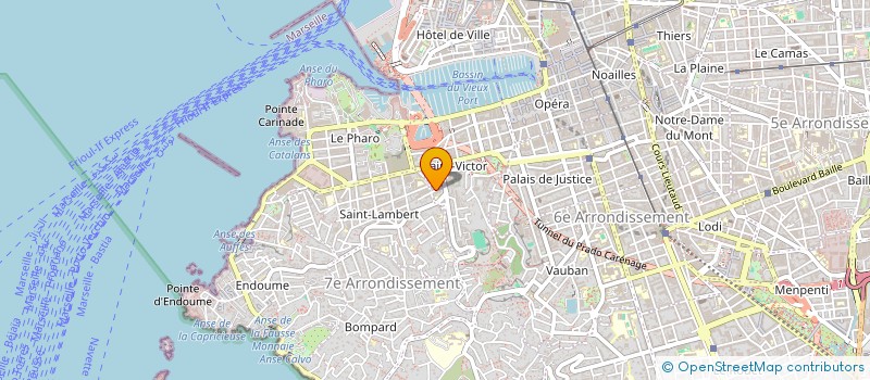 localisation de l'entreprise MADAME LORELLA SENEKDJIAN à MARSEILLE