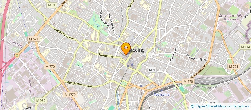 localisation de l'entreprise MADAME LORELYNE MORGANTI  TOURCOING
