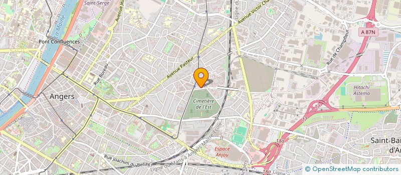 localisation de l'entreprise MADAME LOREN BRICHER à ANGERS