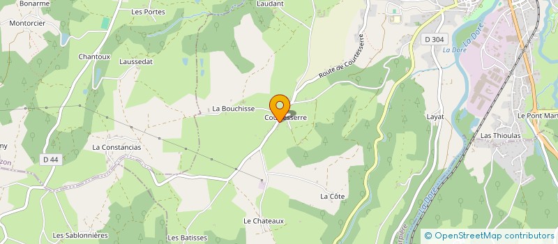 localisation de l'entreprise MADAME LOREN BUCHEZ à COURPIERE