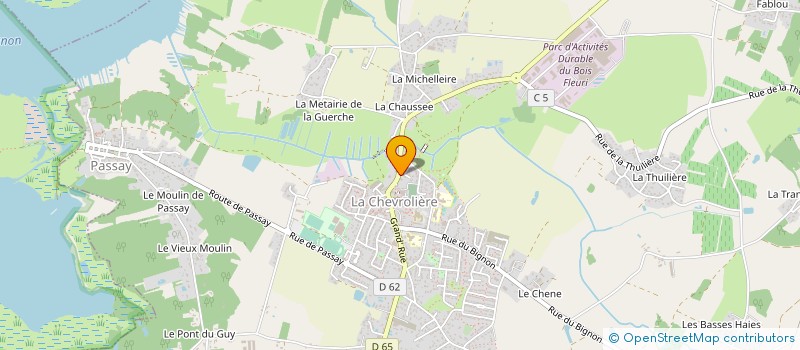 localisation de l'entreprise MADAME LOREN CHEVRIER  LA CHEVROLIERE