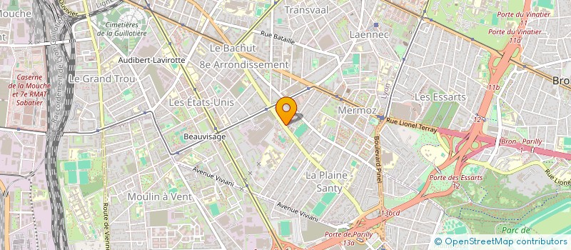 localisation de l'entreprise MADAME LOREN FANODIRA FANOMEZANA  LYON