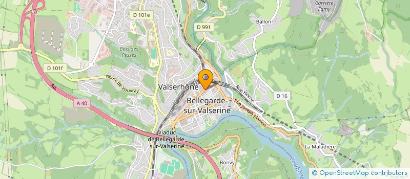 localisation de l'entreprise MADAME LOREN LE MOING à VALSERHONE