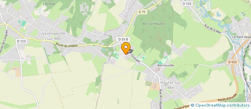 localisation de l'entreprise MADAME LOREN RAUX  HAUTOT-SUR-MER