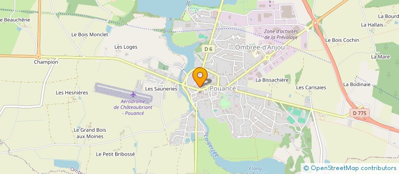 localisation de l'entreprise MADAME LOREN VIGNERON à OMBREE D'ANJOU