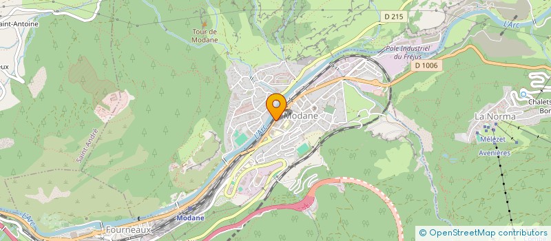 localisation de l'entreprise MADAME LORENA CASARIN à MODANE