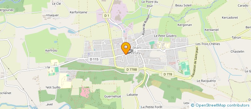 localisation de l'entreprise MADAME LORENA CHATAIGNE  SAINT-JEAN-BREVELAY