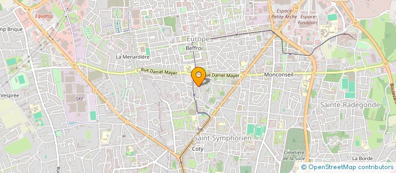 localisation de l'entreprise MADAME LORENA CHRETIEN  TOURS