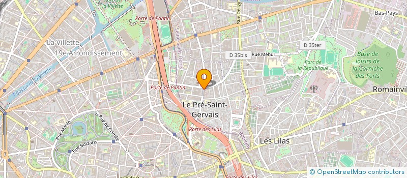 localisation de l'entreprise MADAME LORENA FERNANDES CAMACHO  LE PRE-SAINT-GERVAIS