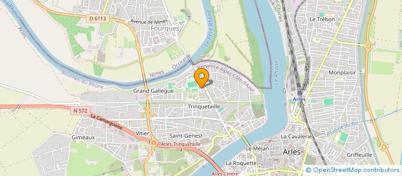 localisation de l'entreprise MADAME LORENA GAJARDO  ARLES