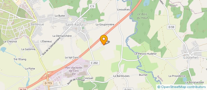 localisation de l'entreprise MADAME LORENA LEFAIX à GUER