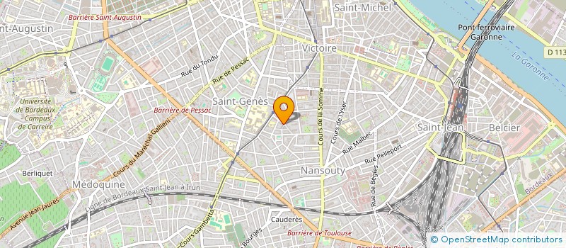 localisation de l'entreprise MADAME LORENA LEIDI CASTILLO MEDINA  BORDEAUX