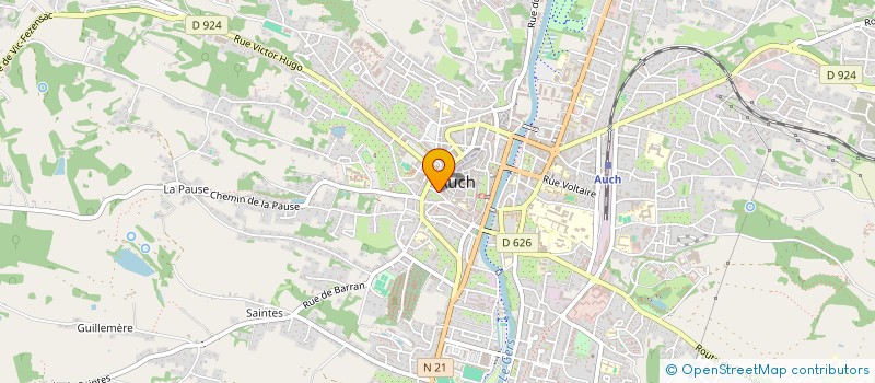 localisation de l'entreprise MADAME LORENA MADASCHI  AUCH