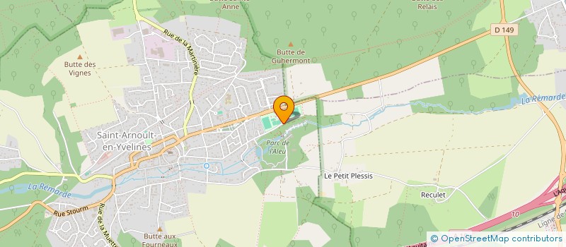 localisation de l'entreprise MADAME LORENA MORIN  SAINT-ARNOULT-EN-YVELINES