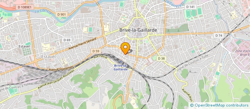 localisation de l'entreprise MADAME LORENA MOYA  BRIVE-LA-GAILLARDE