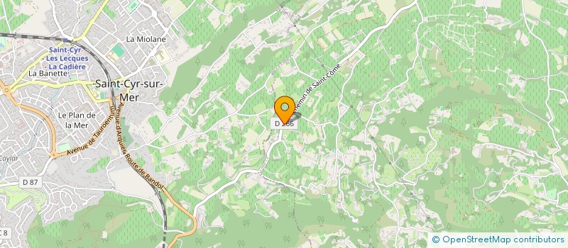 localisation de l'entreprise MADAME LORENA QUATTROCCHI  LA CADIERE-D'AZUR