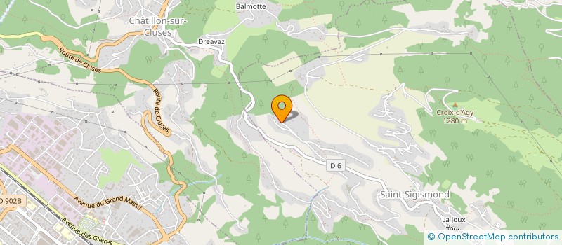 localisation de l'entreprise MADAME LORENA RIBEIRO BARROS  SAINT-SIGISMOND