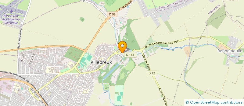 localisation de l'entreprise MADAME LORENA SANTANA  VILLEPREUX