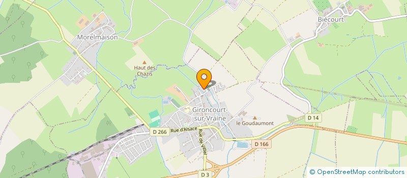 localisation de l'entreprise MADAME LORENA WEYER  GIRONCOURT-SUR-VRAINE