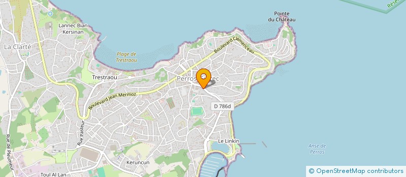 localisation de l'entreprise MADAME LORENE BARILLOT  PERROS-GUIREC