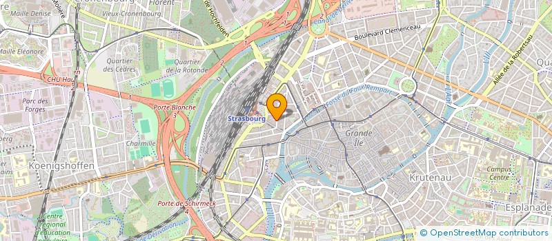 localisation de l'entreprise MADAME LORENE BILOQUE  STRASBOURG