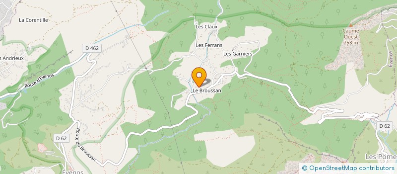 localisation de l'entreprise MADAME LORENE DIET  EVENOS