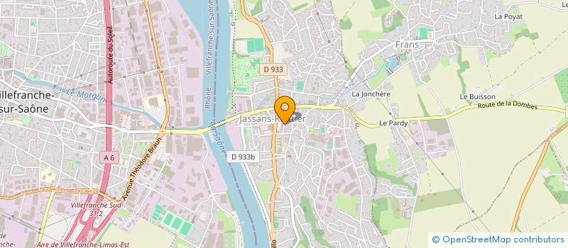 localisation de l'entreprise MADAME LORENE DURET  JASSANS-RIOTTIER