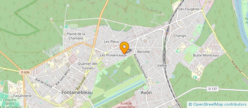 localisation de l'entreprise MADAME LORENE GOUPY  FONTAINEBLEAU