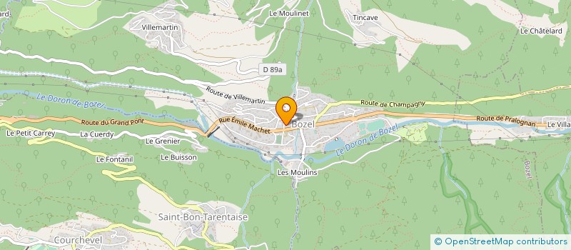 localisation de l'entreprise MADAME LORENE HERRERO  CHAMPAGNY-EN-VANOISE