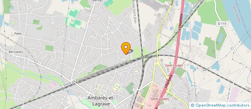 localisation de l'entreprise MADAME LORENE HOSTEIN  AMBARES-ET-LAGRAVE