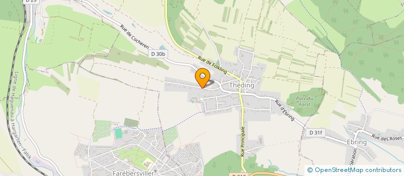 localisation de l'entreprise MADAME LORENE HOUSER  THEDING