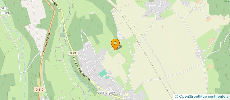 localisation de l'entreprise MADAME LORENE JEAN  CAMPIGNY