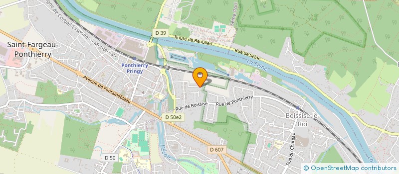 localisation de l'entreprise MADAME LORENE LEROUX  SAINT-FARGEAU-PONTHIERRY