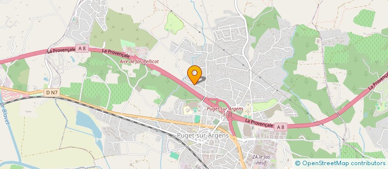 localisation de l'entreprise MADAME LORENE LICATA à PUGET-SUR-ARGENS