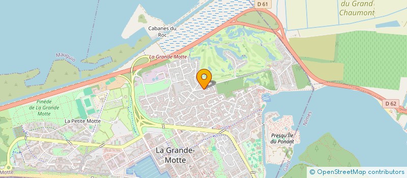 localisation de l'entreprise MADAME LORENE MENARD  LA GRANDE-MOTTE