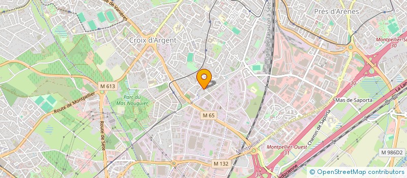 localisation de l'entreprise MADAME LORENE OUSTRIC à MONTPELLIER