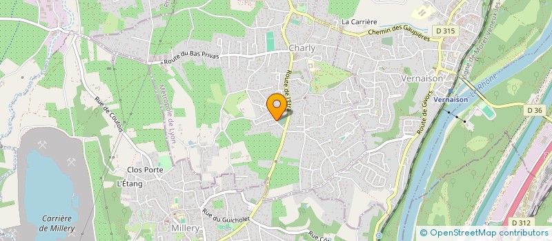 localisation de l'entreprise MADAME LORENE PEREIRA  CHARLY